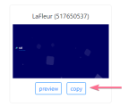 Figure 2: Copy a xatframe